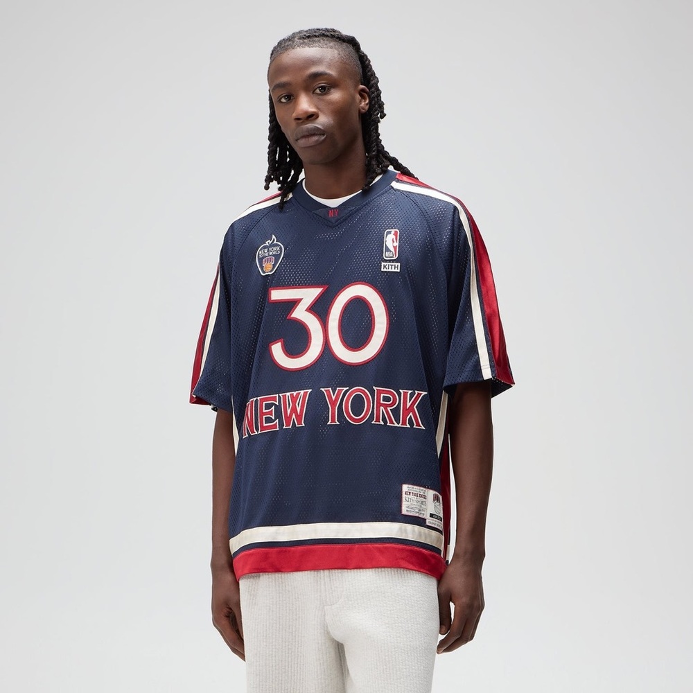 Kith for the New York Knicks Bernard King Mesh Shirt Men’s Size XL in Nocturnal
